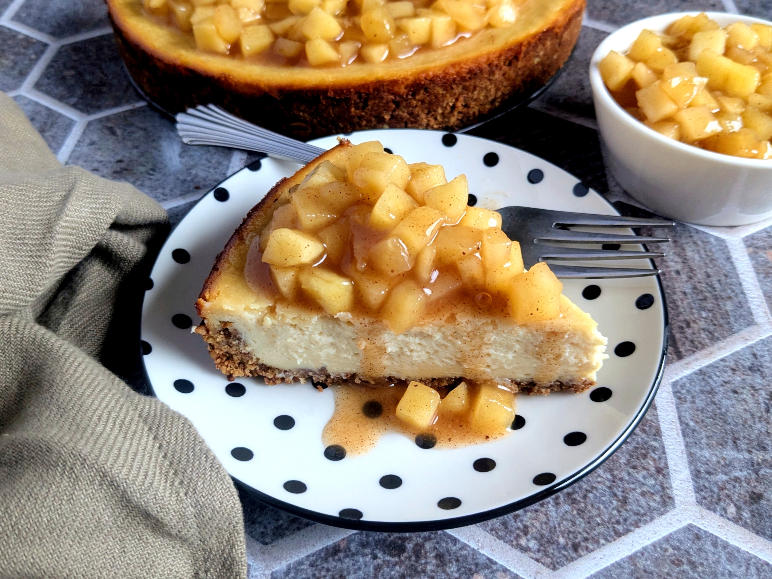 Apple pie cheesecake