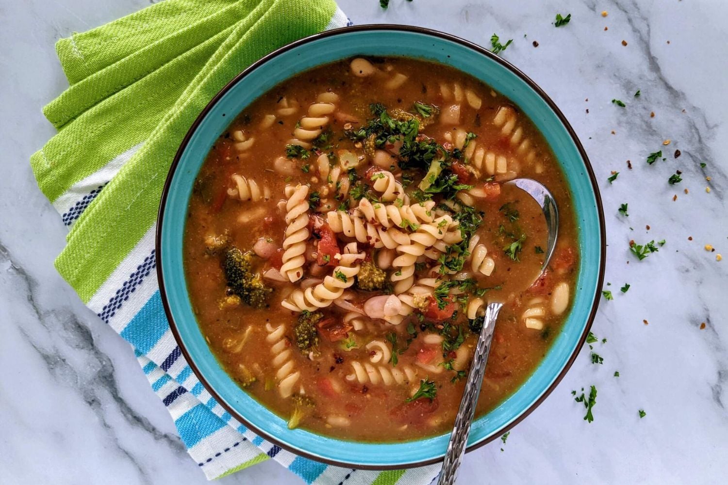 One Pot Italian Broth Bowl