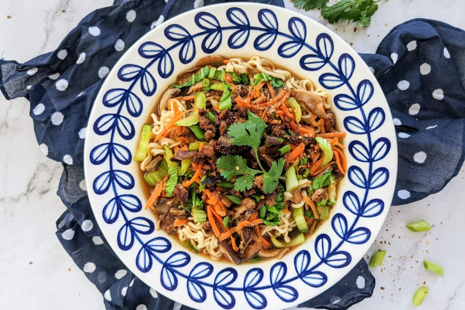 Shiitake Mushroom & Bok Choy Ramen Broth Bowl