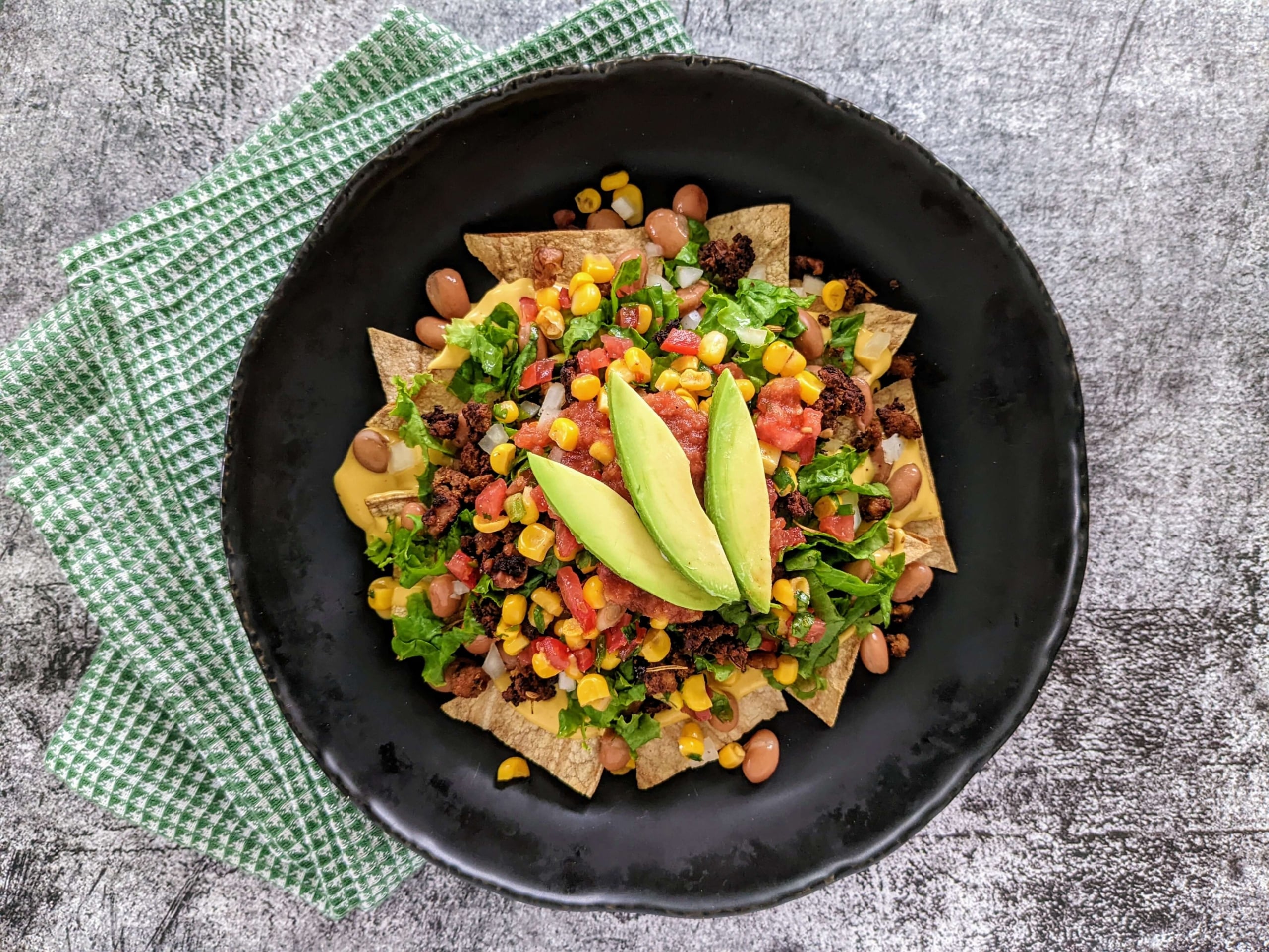 plant based easy breezy nachos