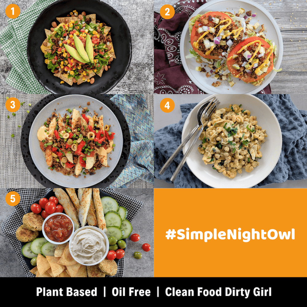 Simple night owl simple plant based meal plan menu