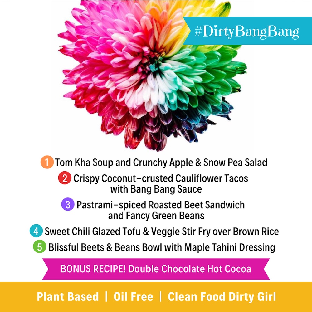 Dirty Bang Bang plant based meal plan