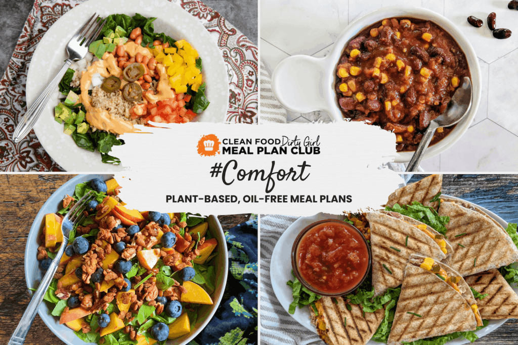 Comfort Plant Based meal plan