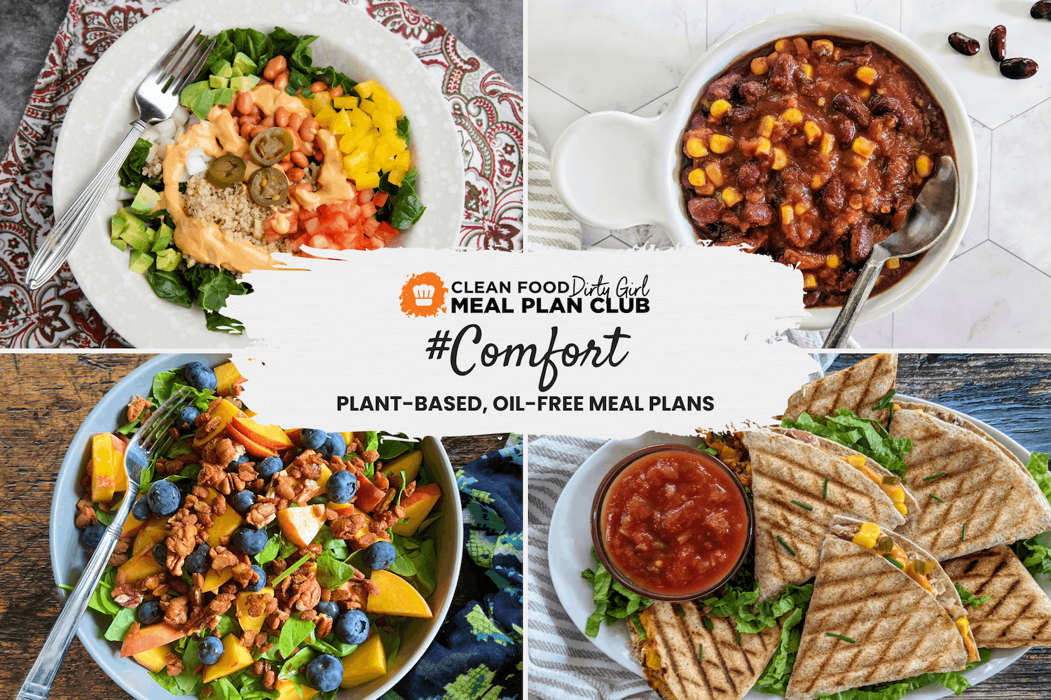 Comfort Plant Based meal plan