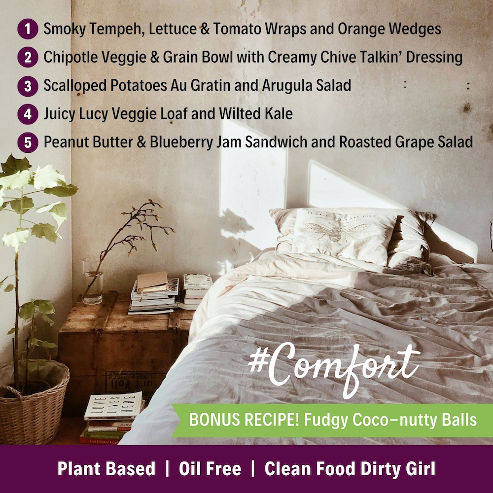 Comfort Plant Based Meal Plan by Clean Food Dirty Girl