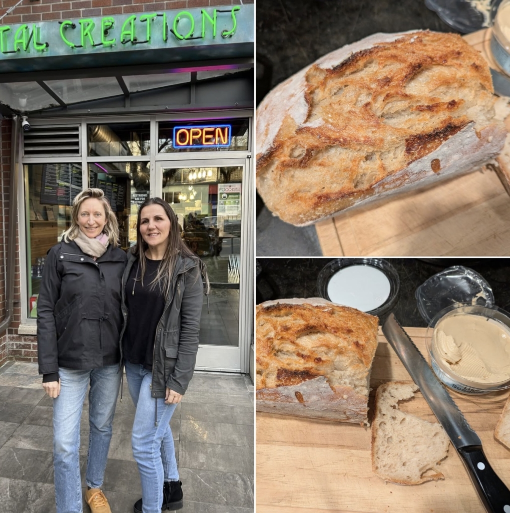 Molly and Brittany with sourdough