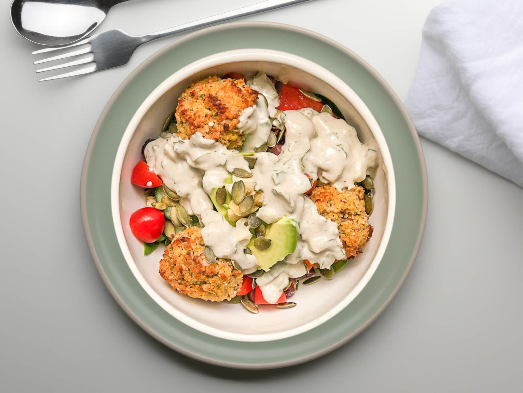 Masala Falafel Balls Bowl