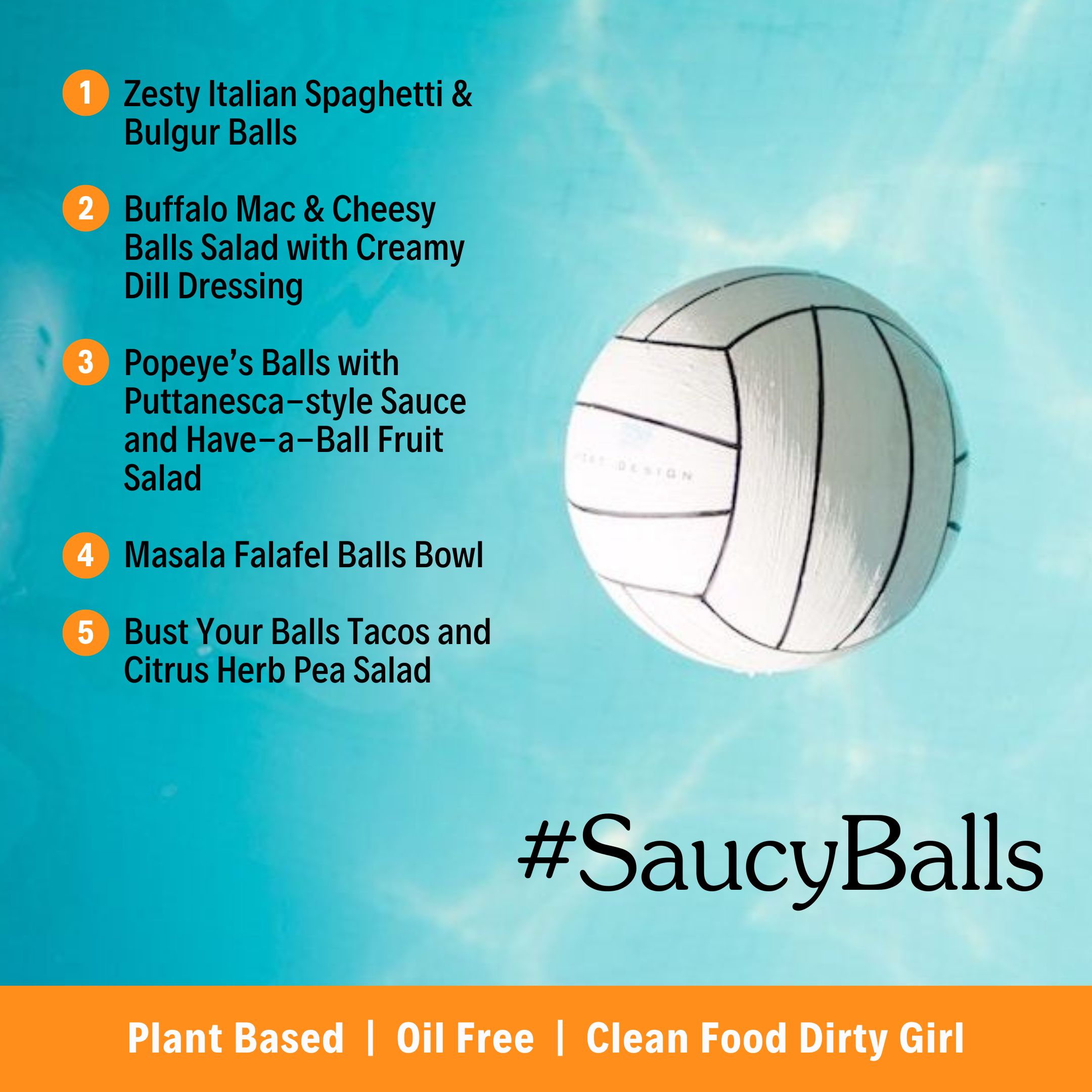 Saucy Balls plant based meal plan