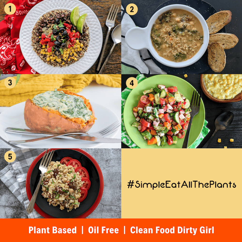 Simple eat all the plants | plant based meal plan