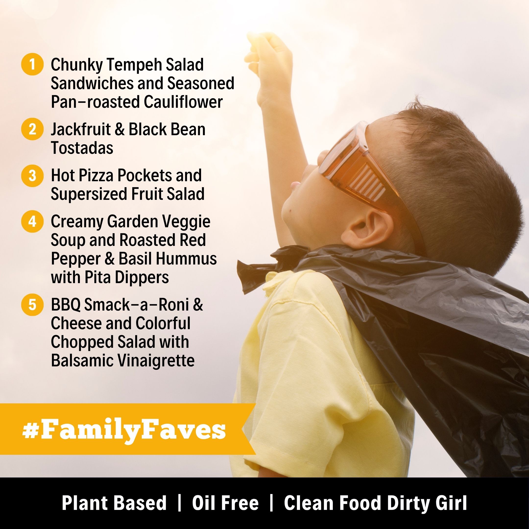 family faves plant based meal plan