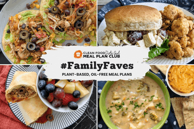 family faves plant based meal plan blog image