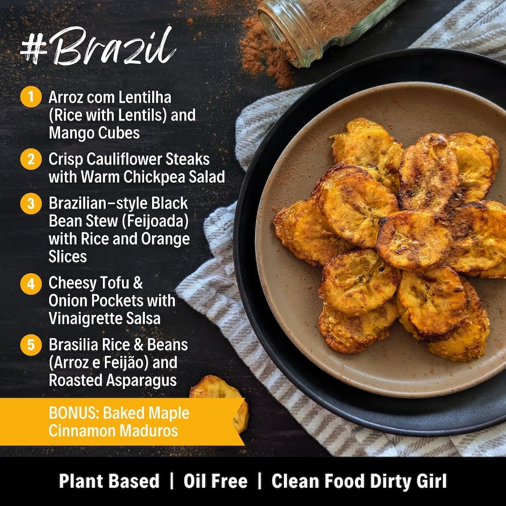 Brazil plant based meal plan