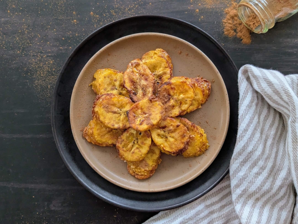 Baked maple cinnamon Maduros