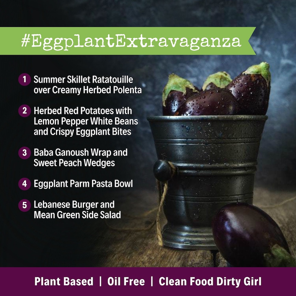 Eggplant Extravaganza plant based meal plan