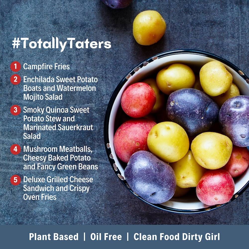 Totally Taters plant based meal plan gourmet menu
