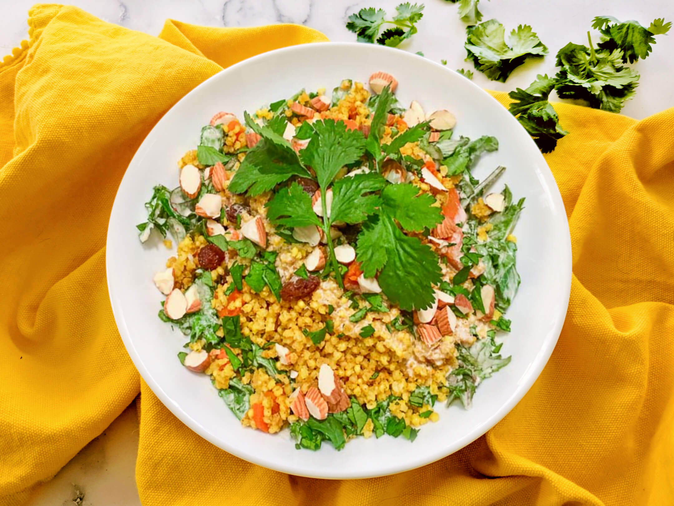 Moroccan Millet Pilaf Bowl