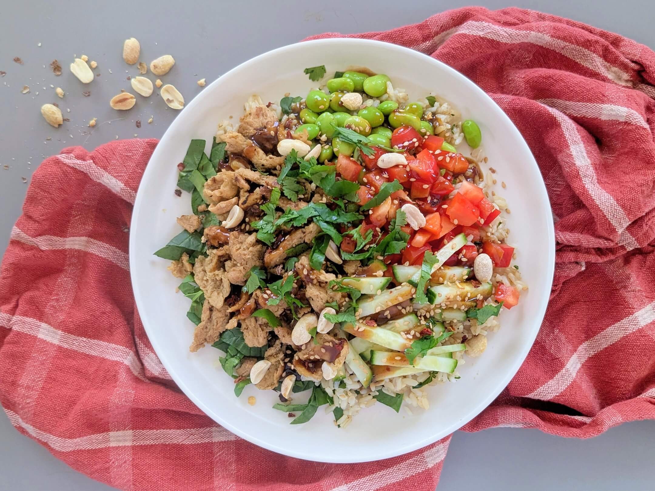 Teriyaki Power Bowl plant based meal