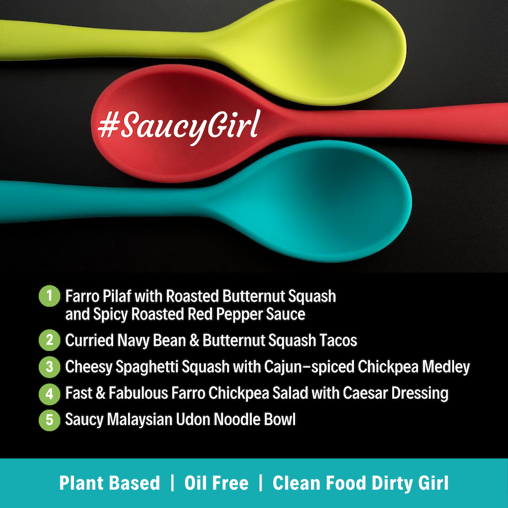 Saucy Girl Plant Based Meal Plan Menu
