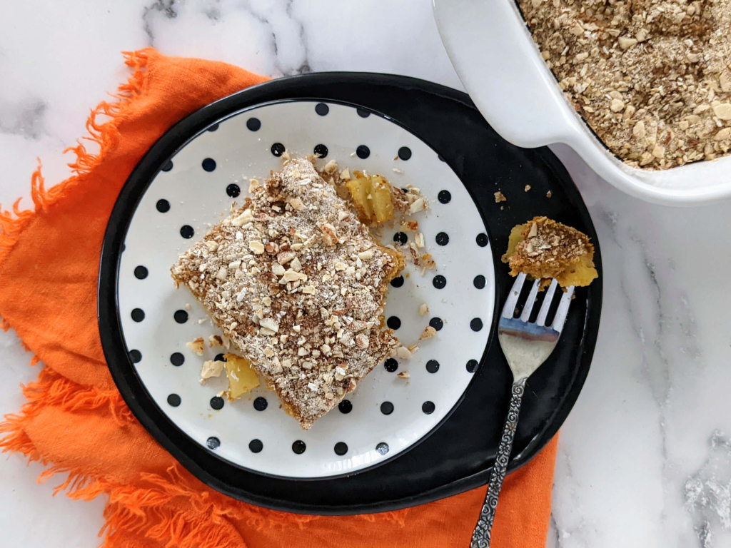Caramel Apple Pumpkin Pie Breakfast Cake.