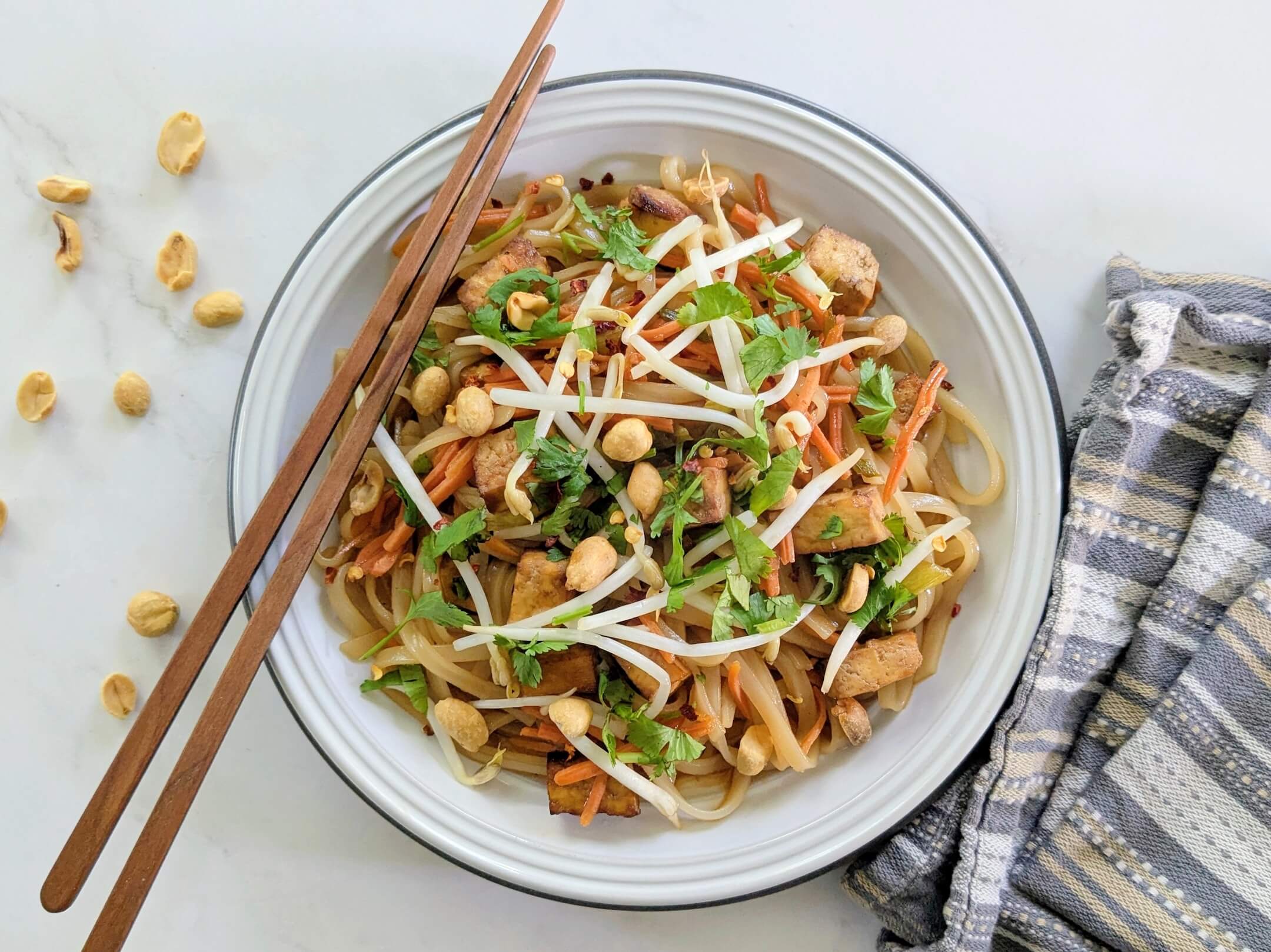 Tofu pad thai