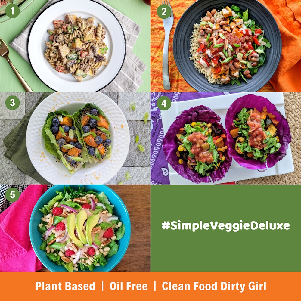 Simple Veggie Deluxe plant based meal plan