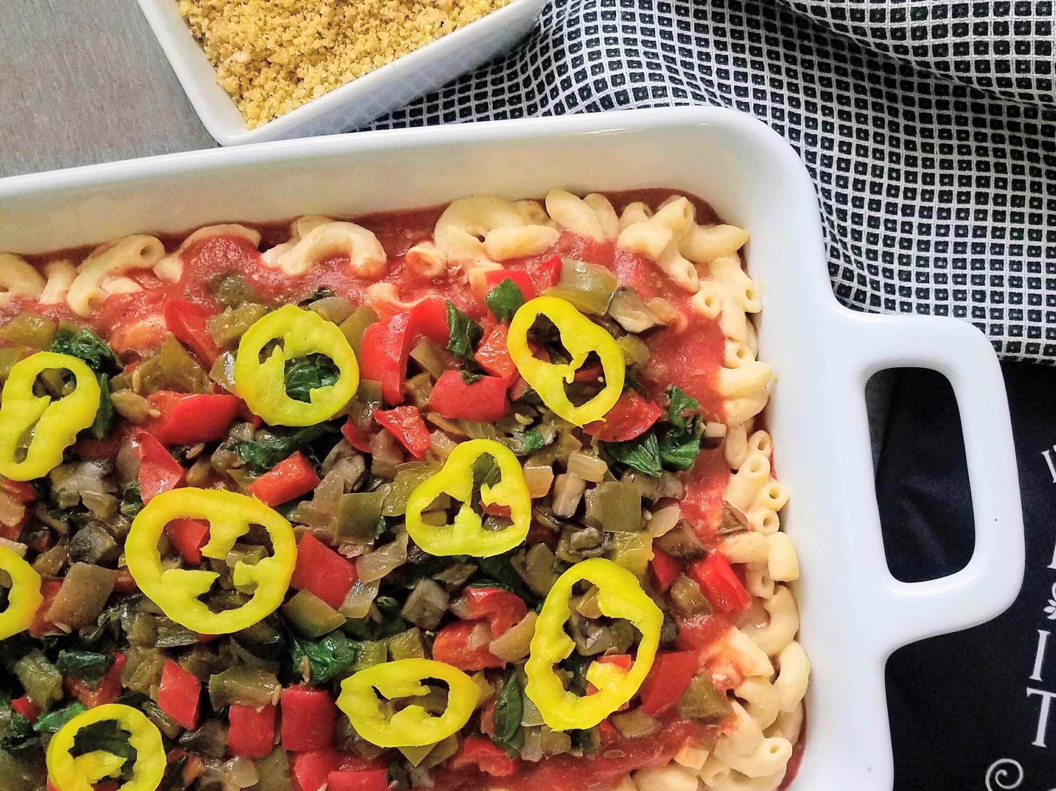 Veggie Deluxe Pizza Bake