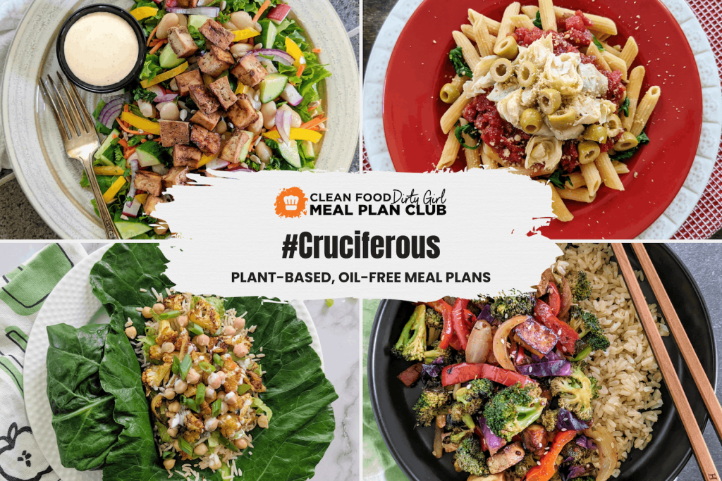 Cruciferous Plant Based Meal Plan