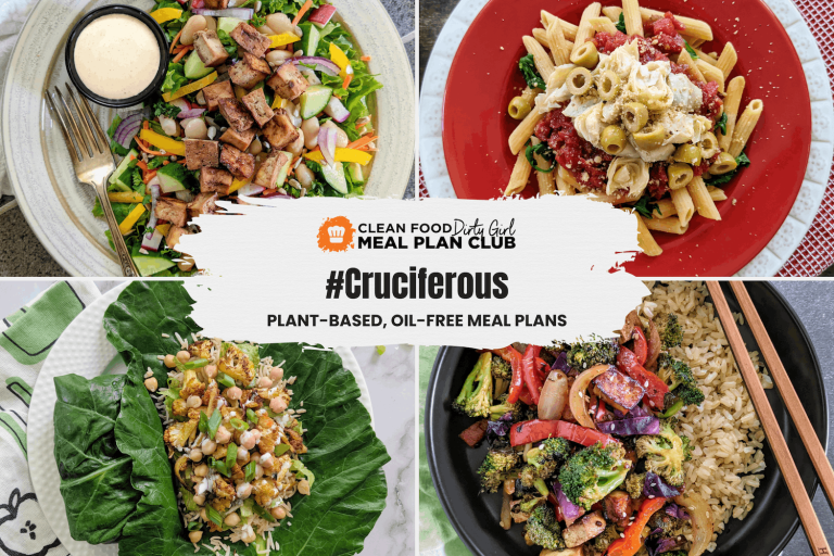 Cruciferous Plant Based Meal Plan