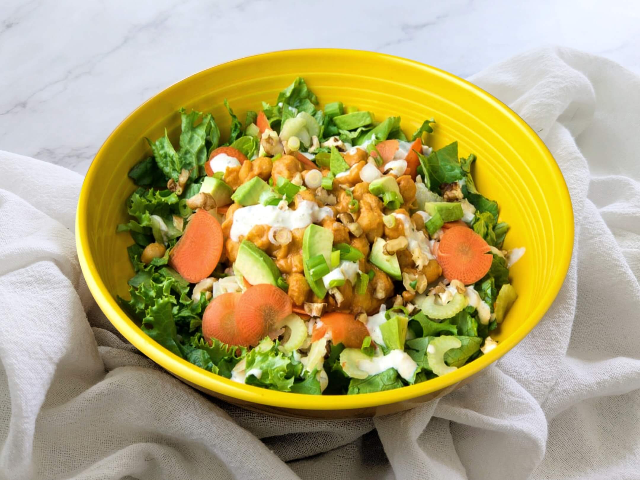 Buffalo Chickpea Bowl