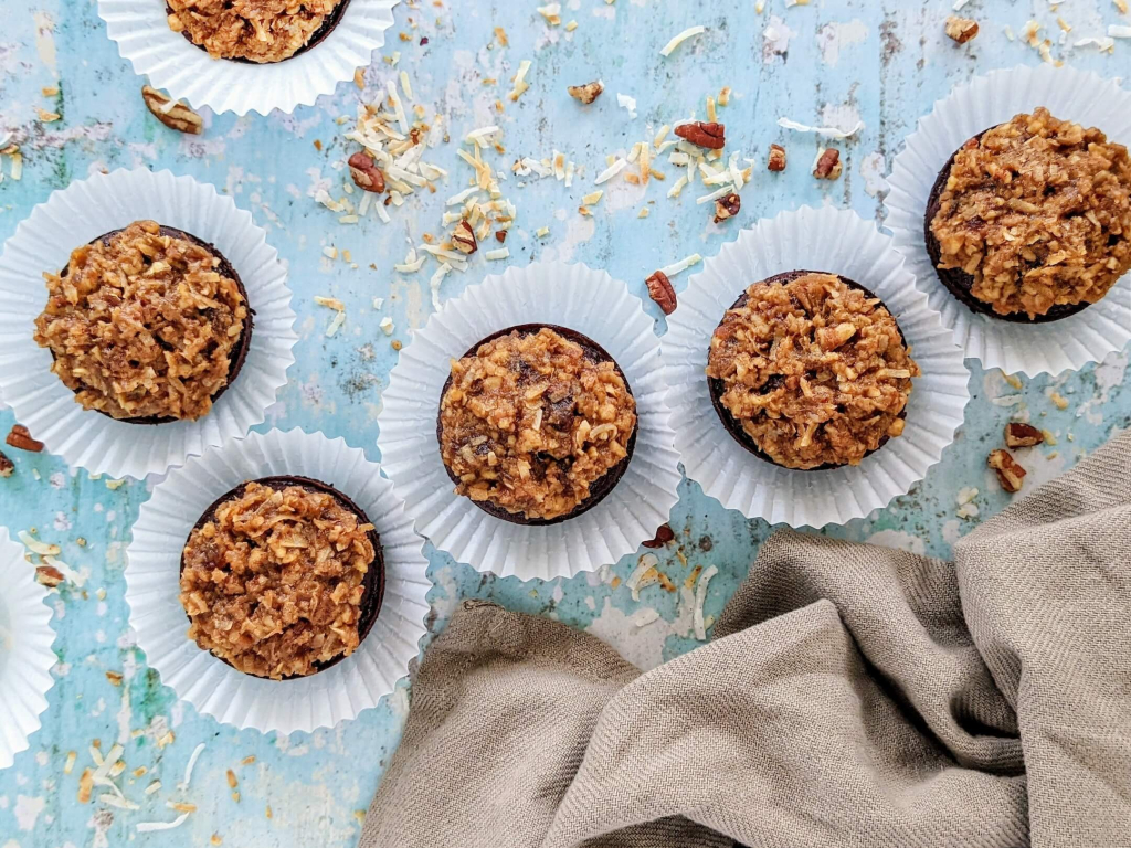 German chocolate cupcakes