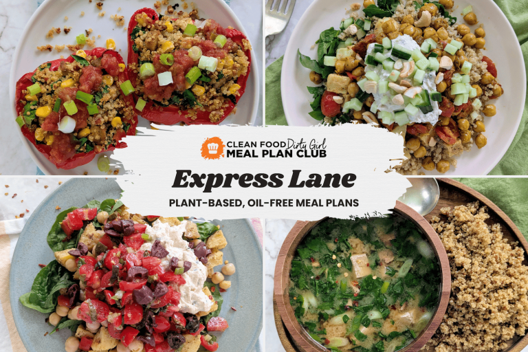 Express lane plant based meal plan blog image