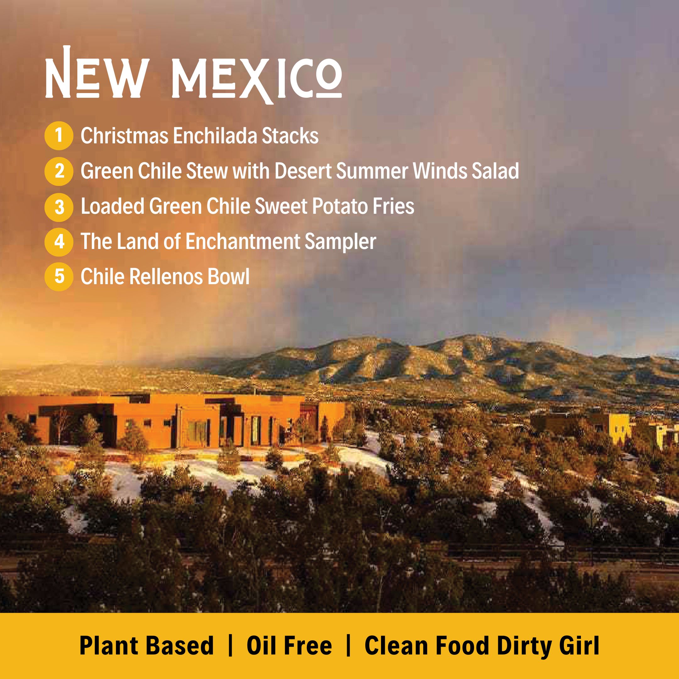 New Mexico Gourmet Plant Based Meal Plan
