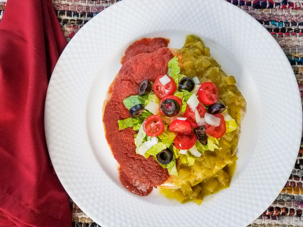 Christmas Enchilada Stacks