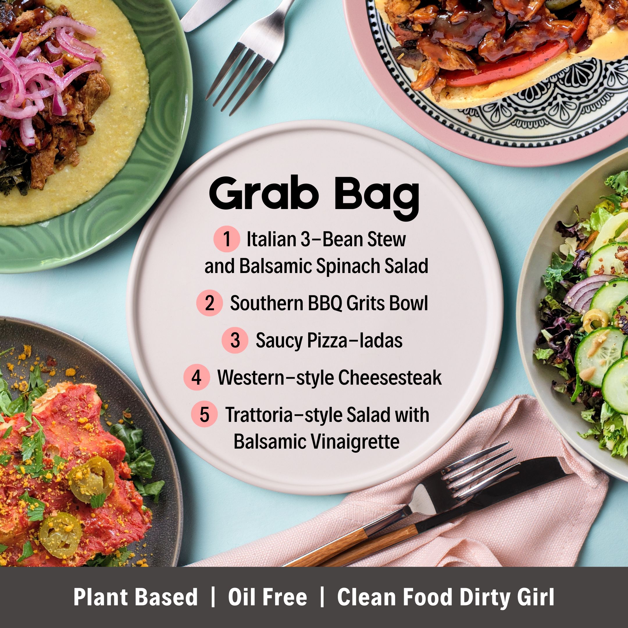 Grab bag plant based meal plan