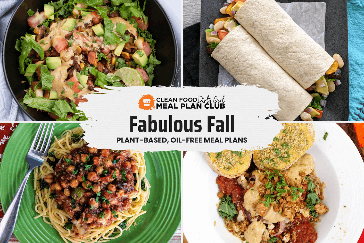 Fabulous fall plant based meal plan