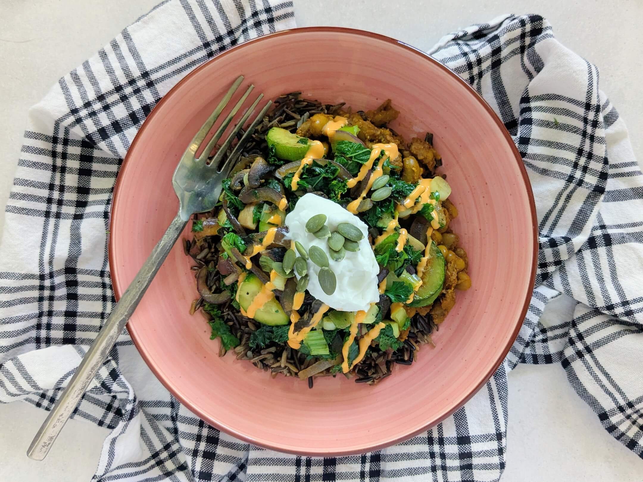 Wild Rice Protein Bowl